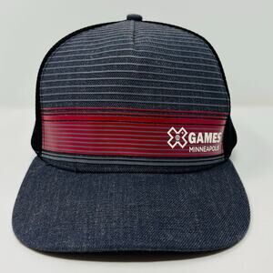 X Games Minneapolis Hat Cap Snapback Skateboarding Dirtbiking Extreme Sports